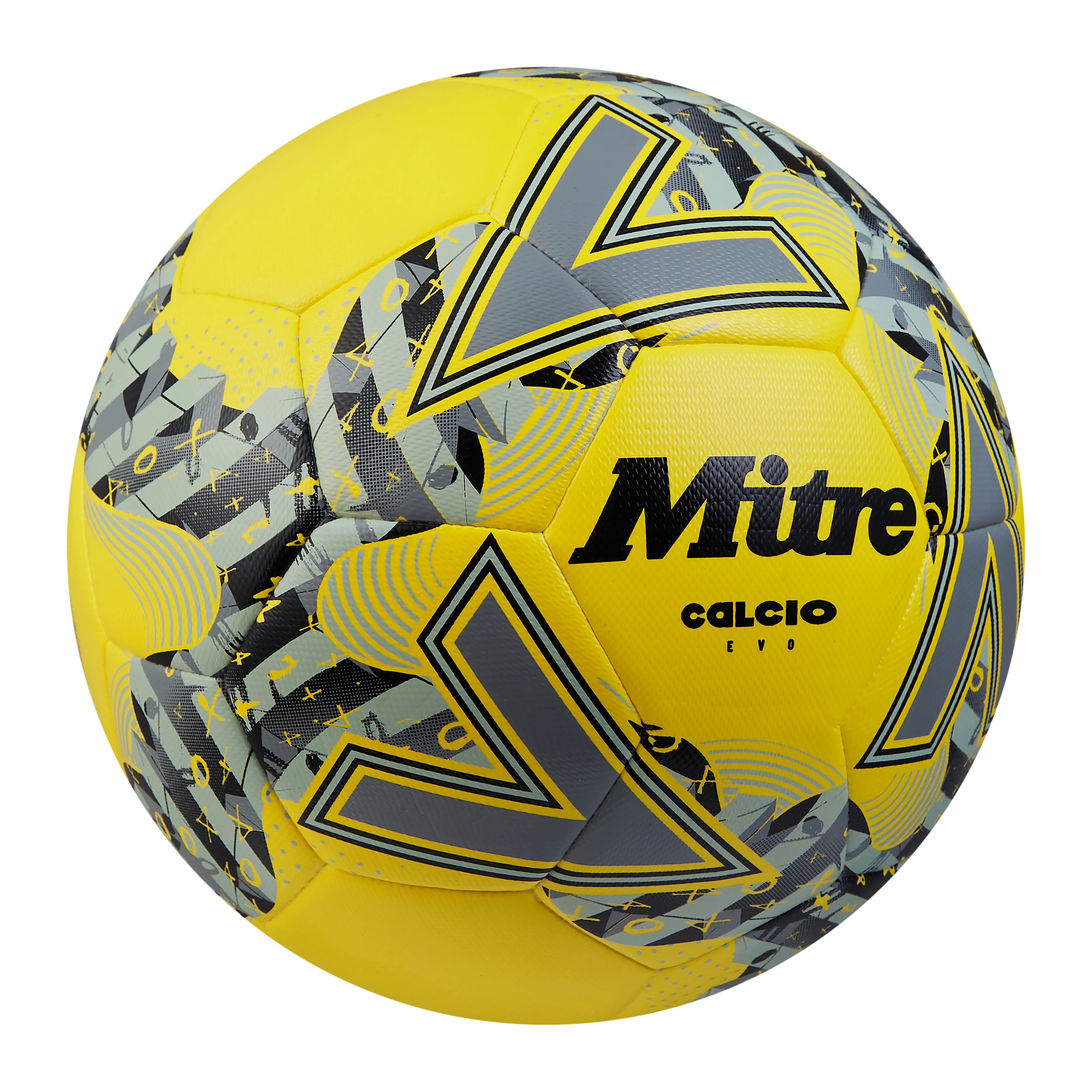 Calcio Evo Football Yellow/Black - Image 3