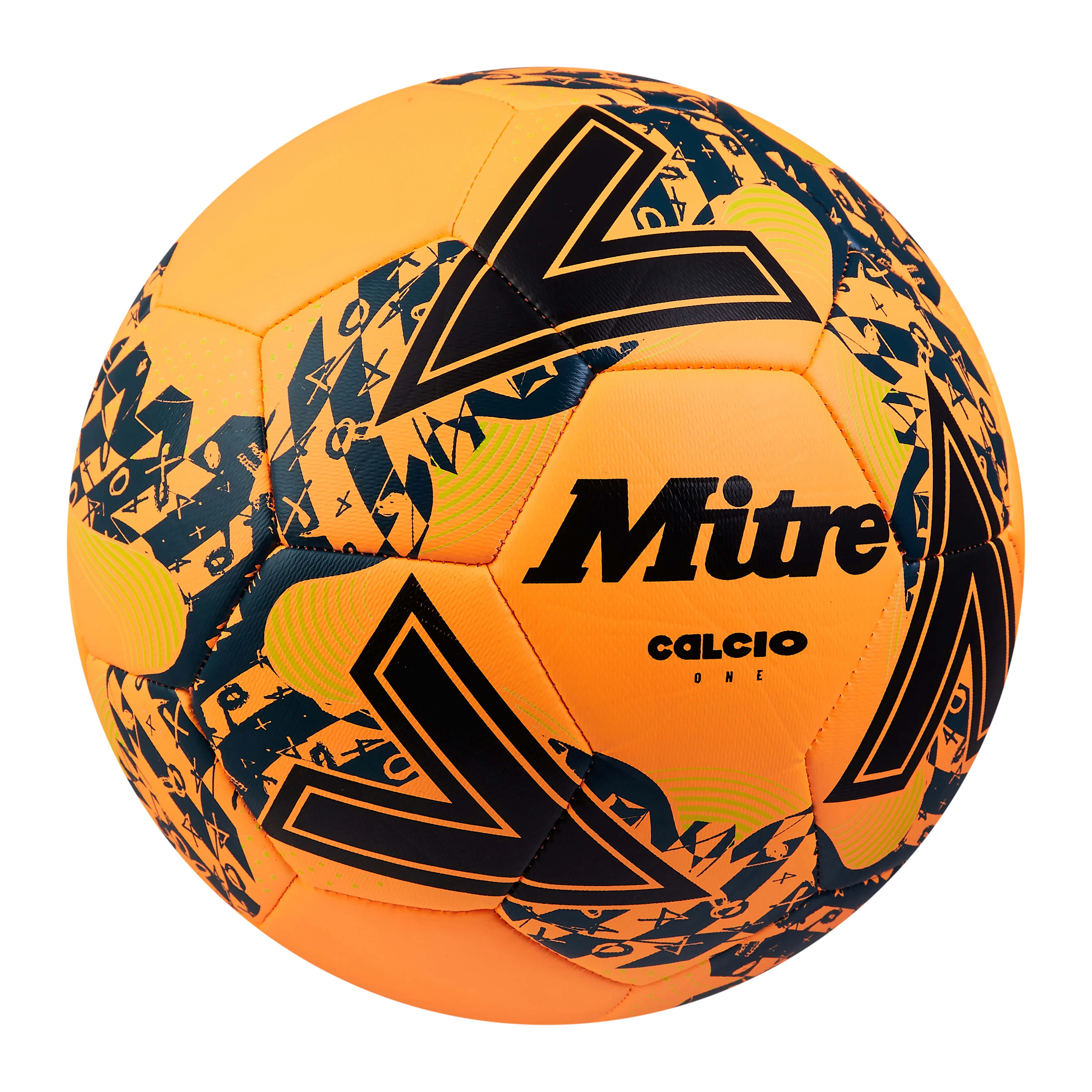 Calcio Football Orange/Black - Image 3