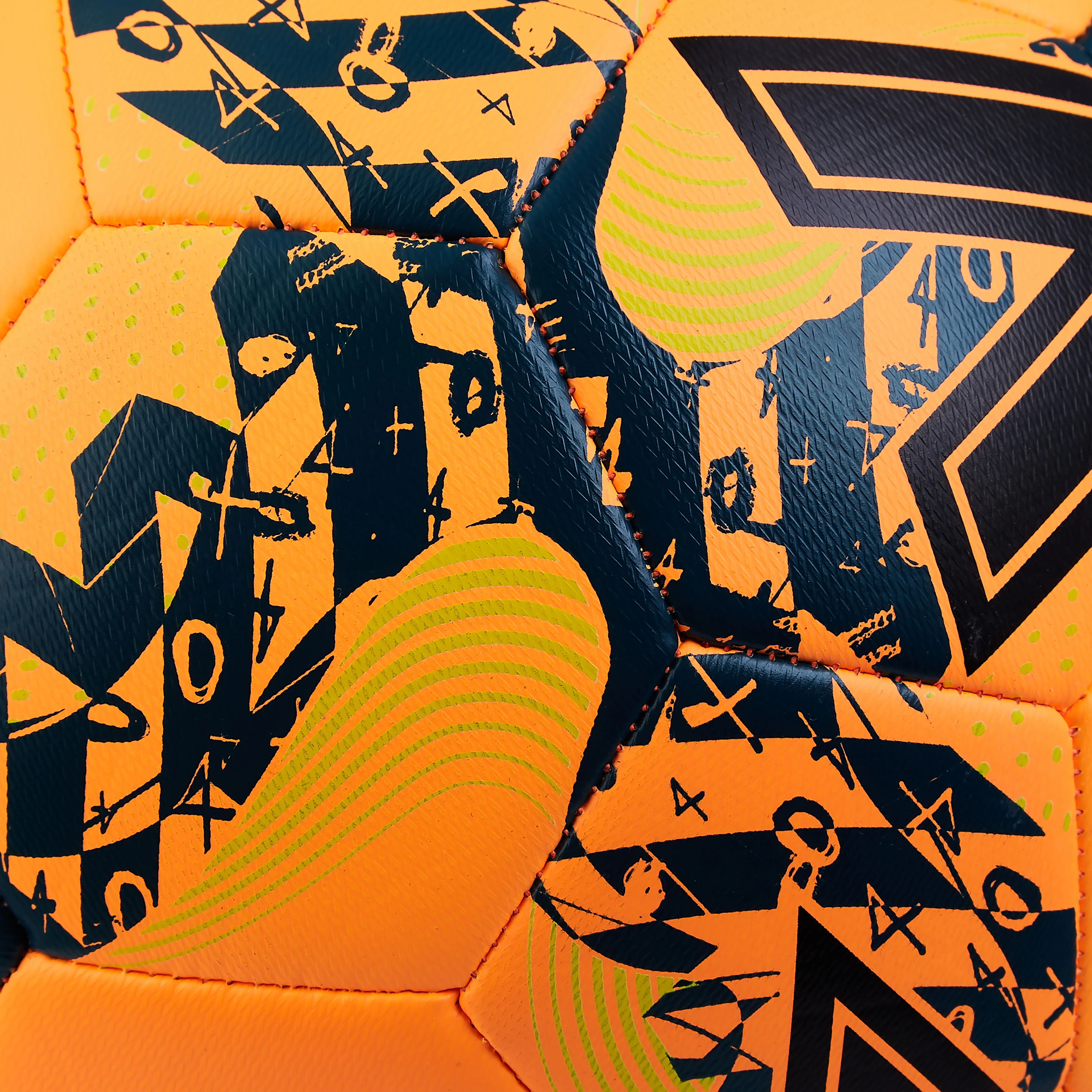 Calcio Football Orange/Black - Image 5