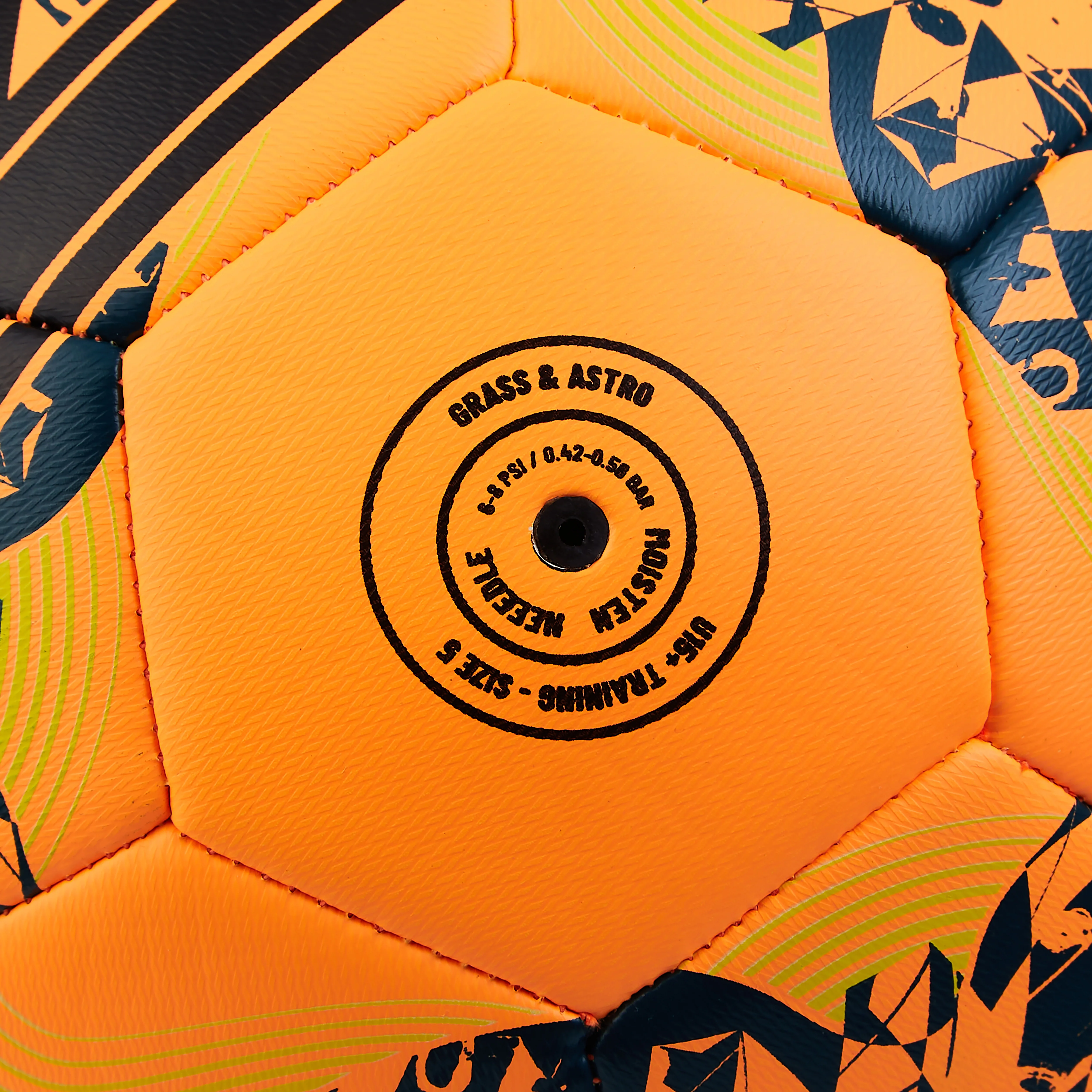 Calcio Football Orange/Black - Image 6