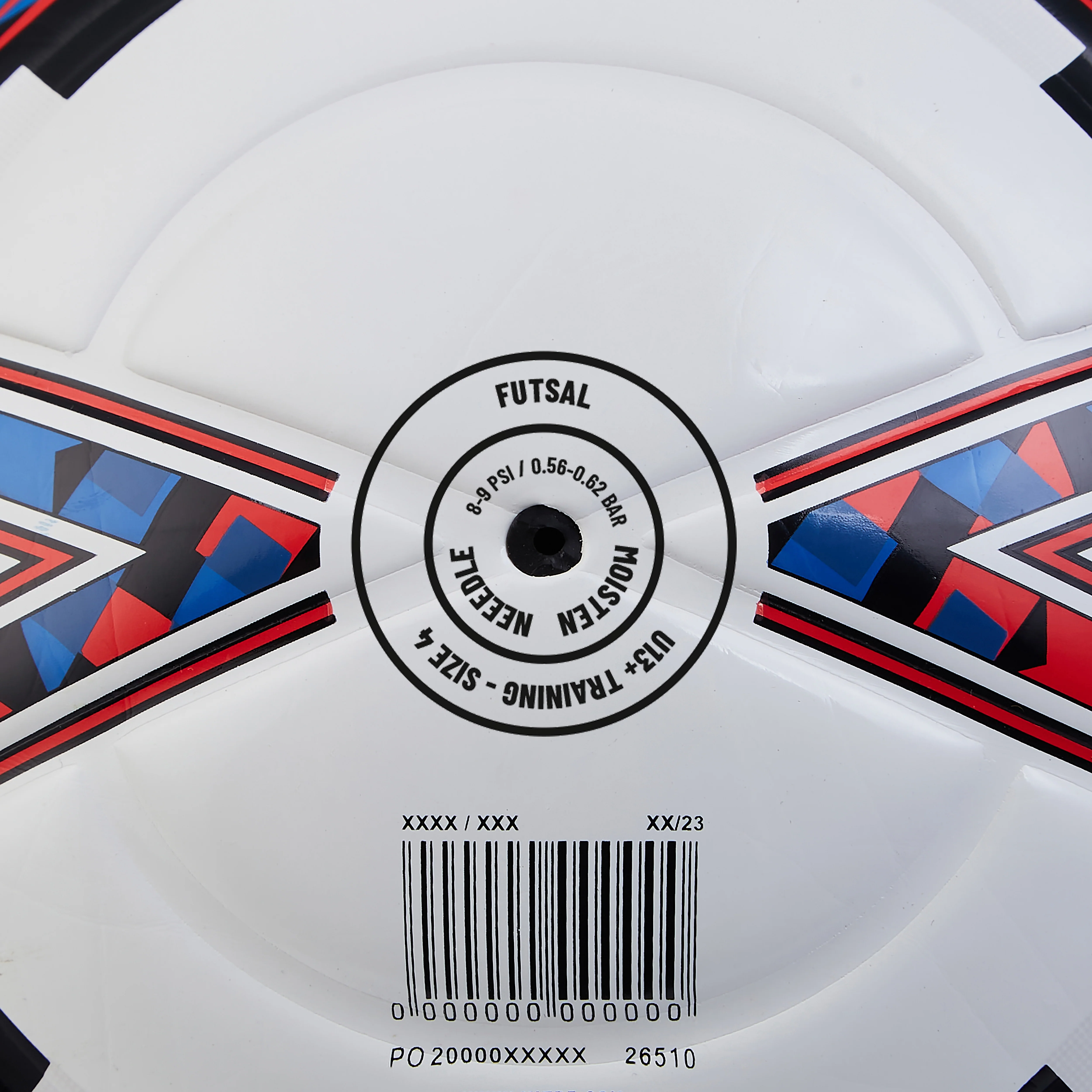 Impel Futsal Football White/Black - Image 6