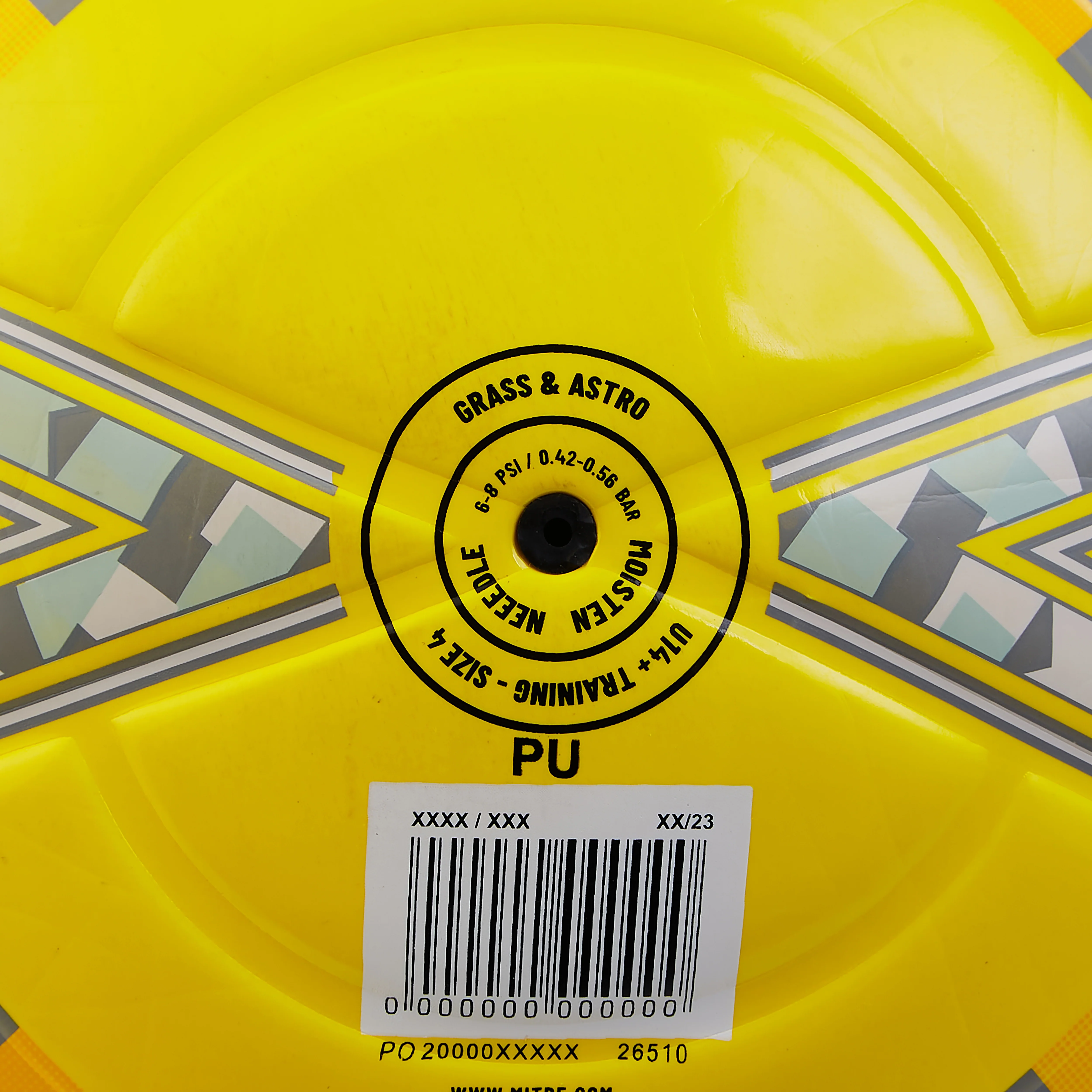 Impel Futsal Football Yellow/Black - Image 6