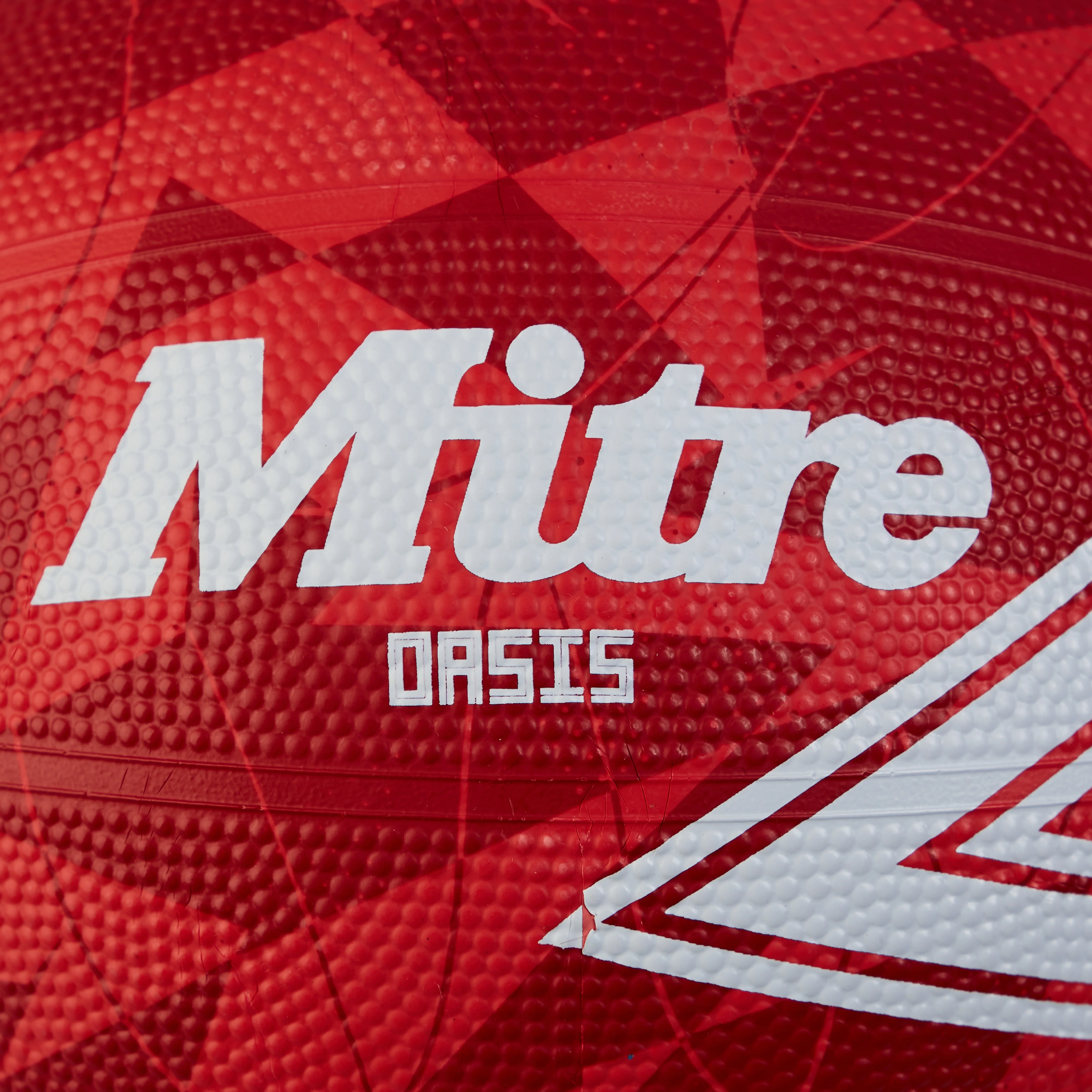 Oasis Netball Red/White - Image 4