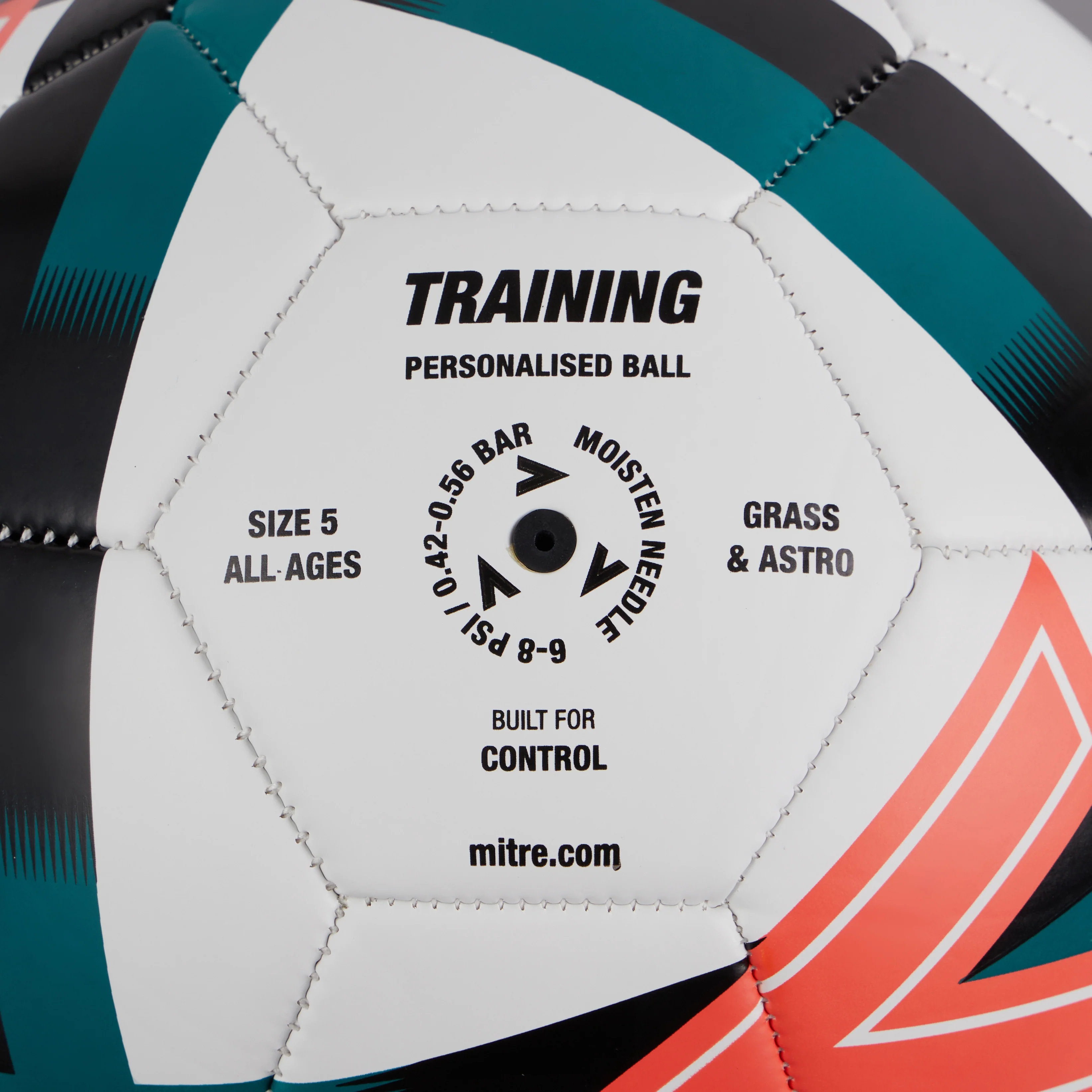 Personalised Football White/Green - Image 4