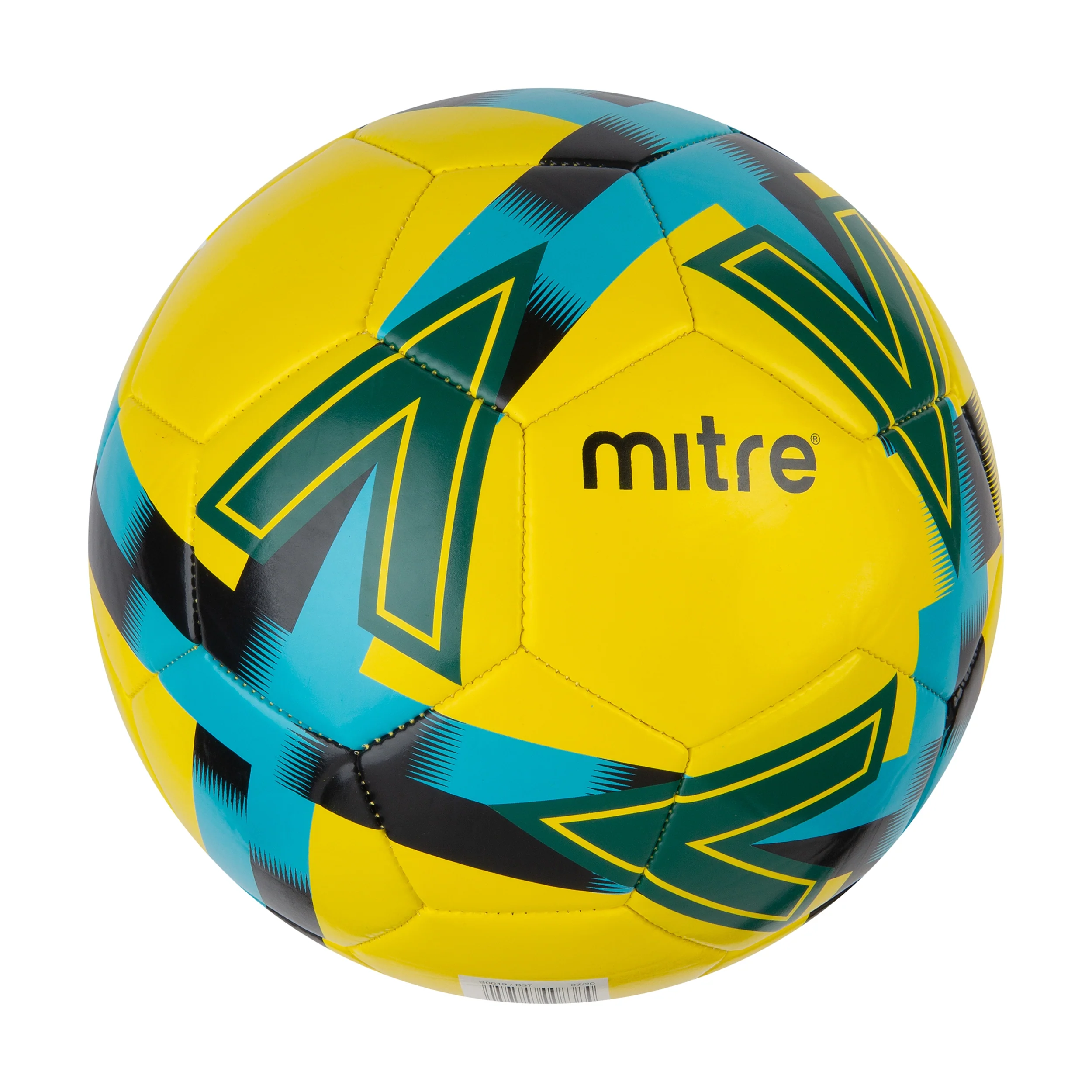 Personalised Football Yellow/Blue - Image 3