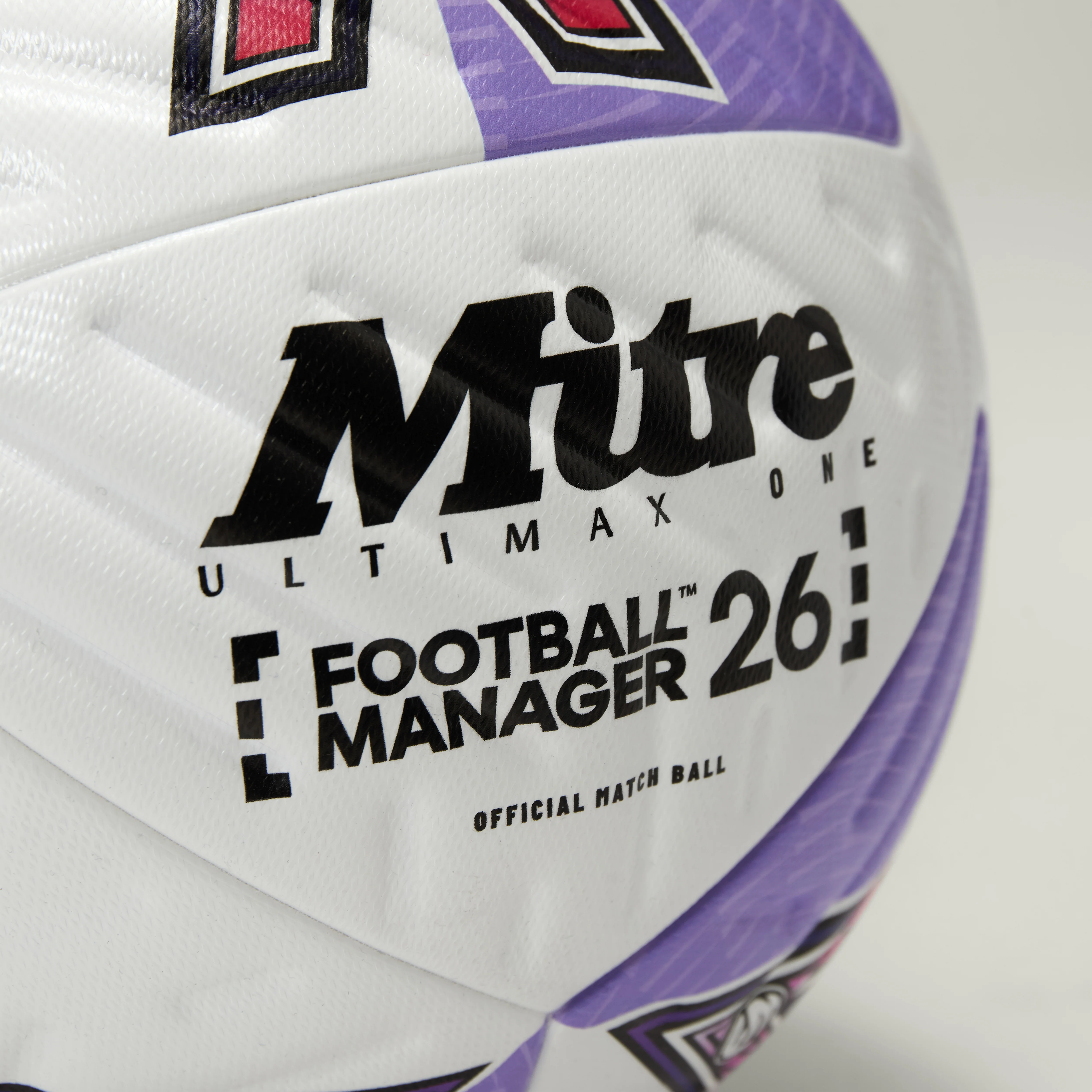 Football Manager 26 Ultimax One Football White/Purple/Black - Image 5