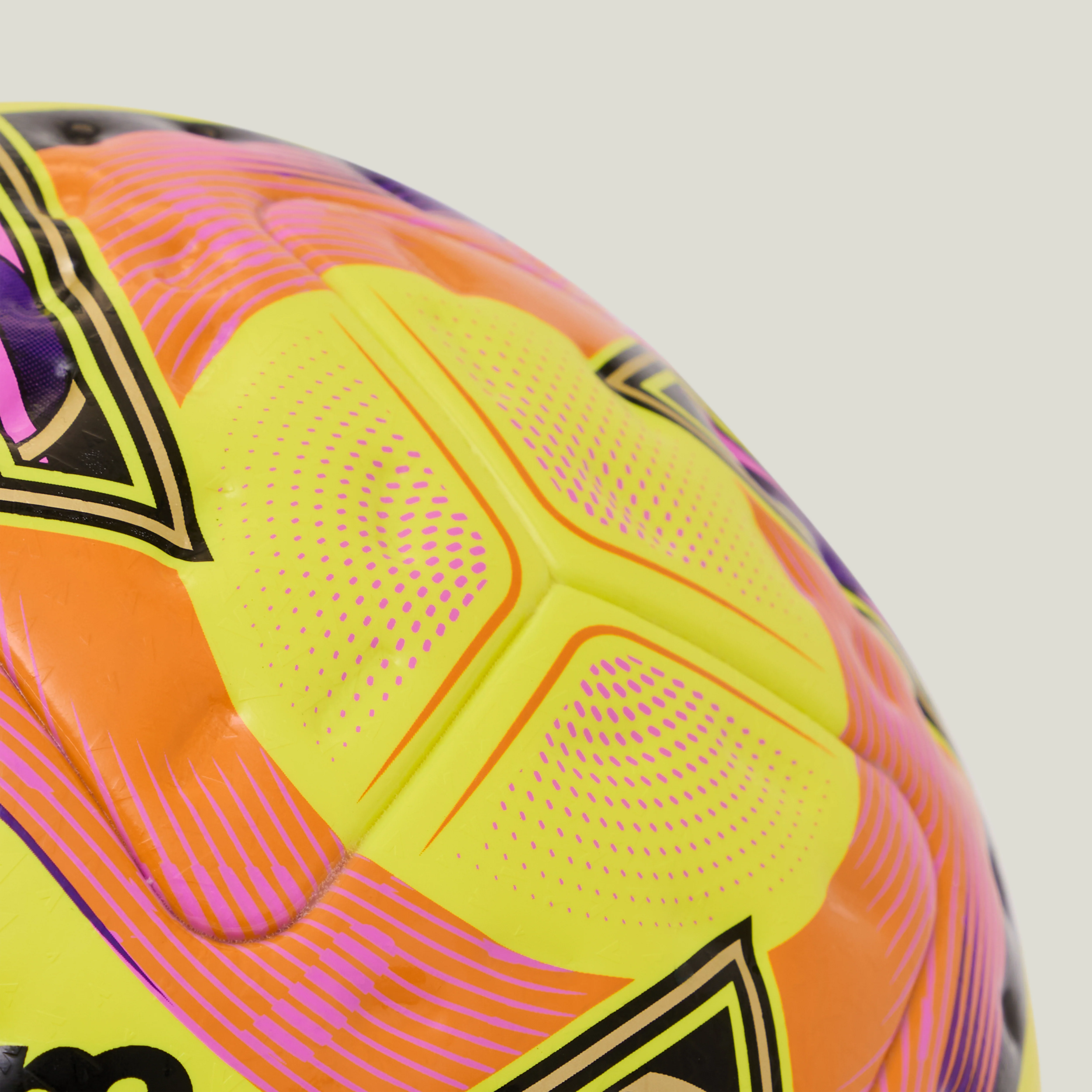 Ultimax Pro 26 Football Yellow/Orange/Purple - Image 3