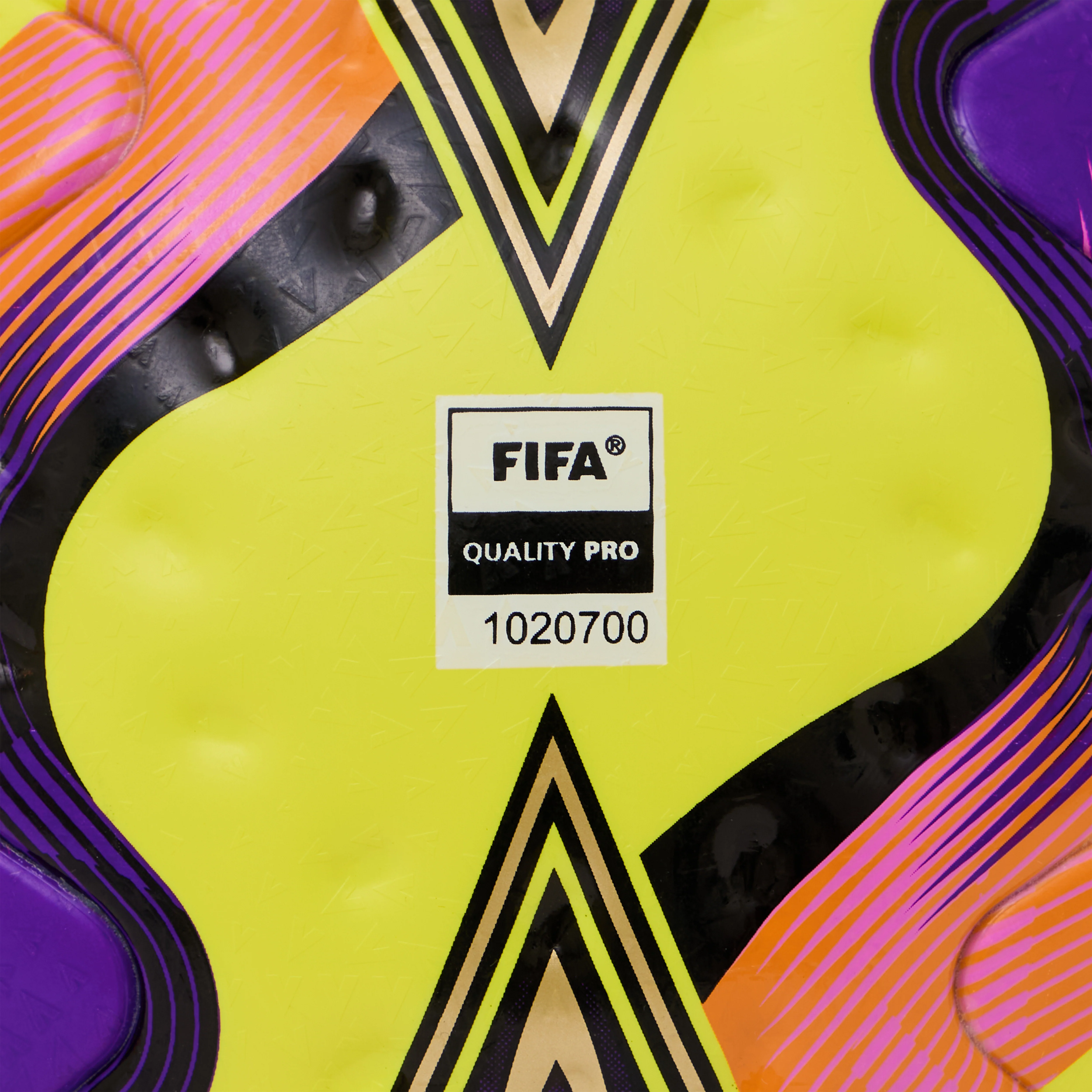Ultimax Pro 26 Football Yellow/Orange/Purple - Image 4